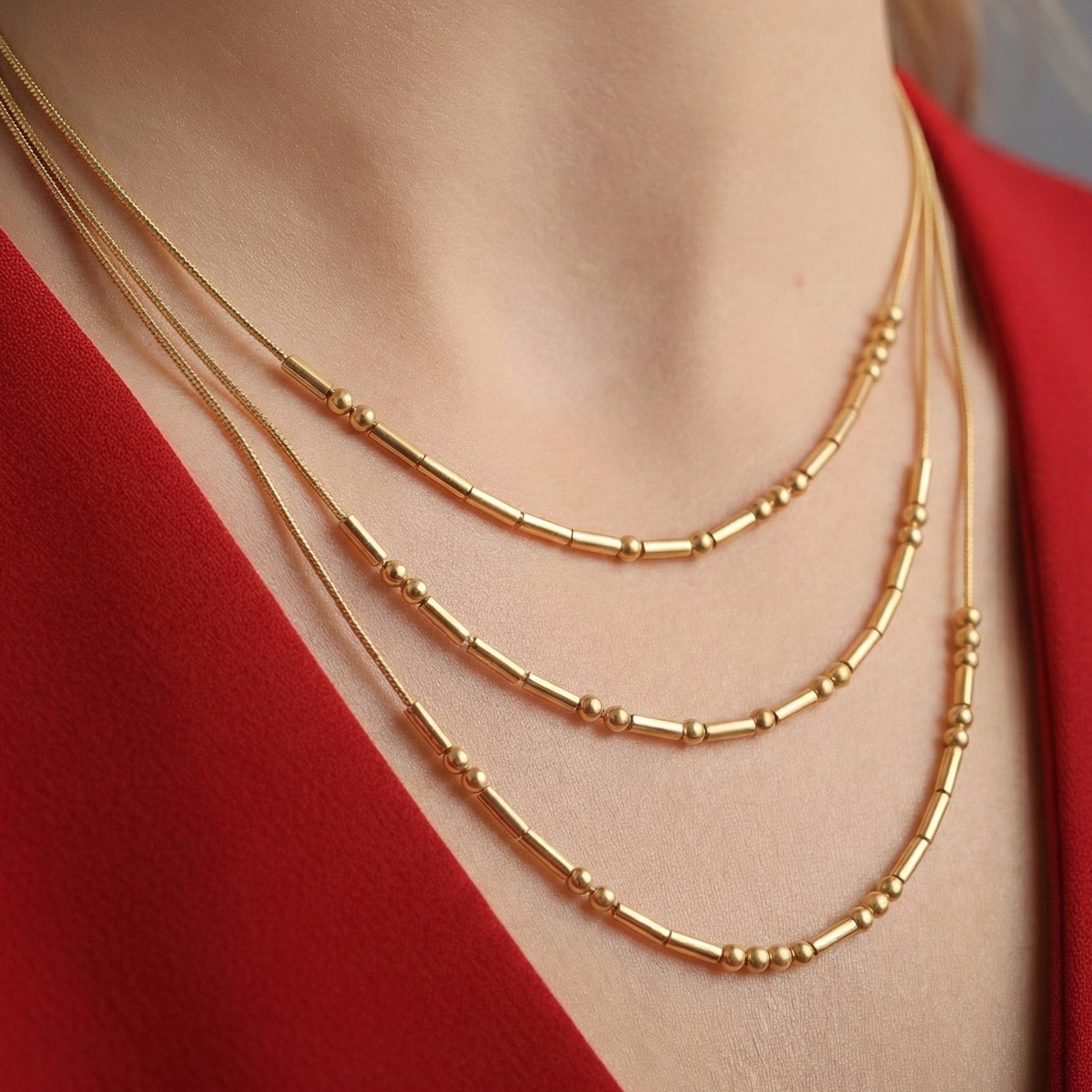 Morse Code Necklace – Custom Hidden Message - Dainty Gift Jewelry