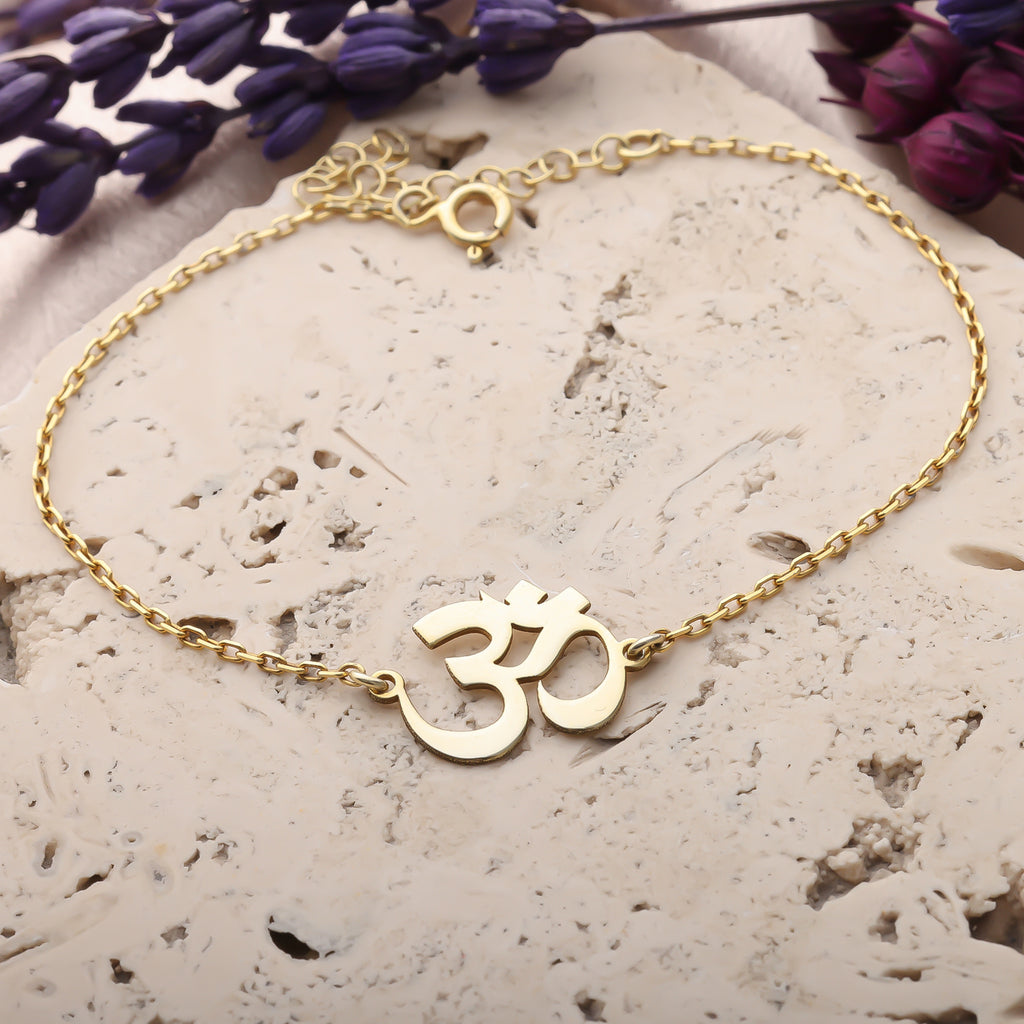 Ohm Symbol Bracelet for Women | Spiritual Jewelry Gift