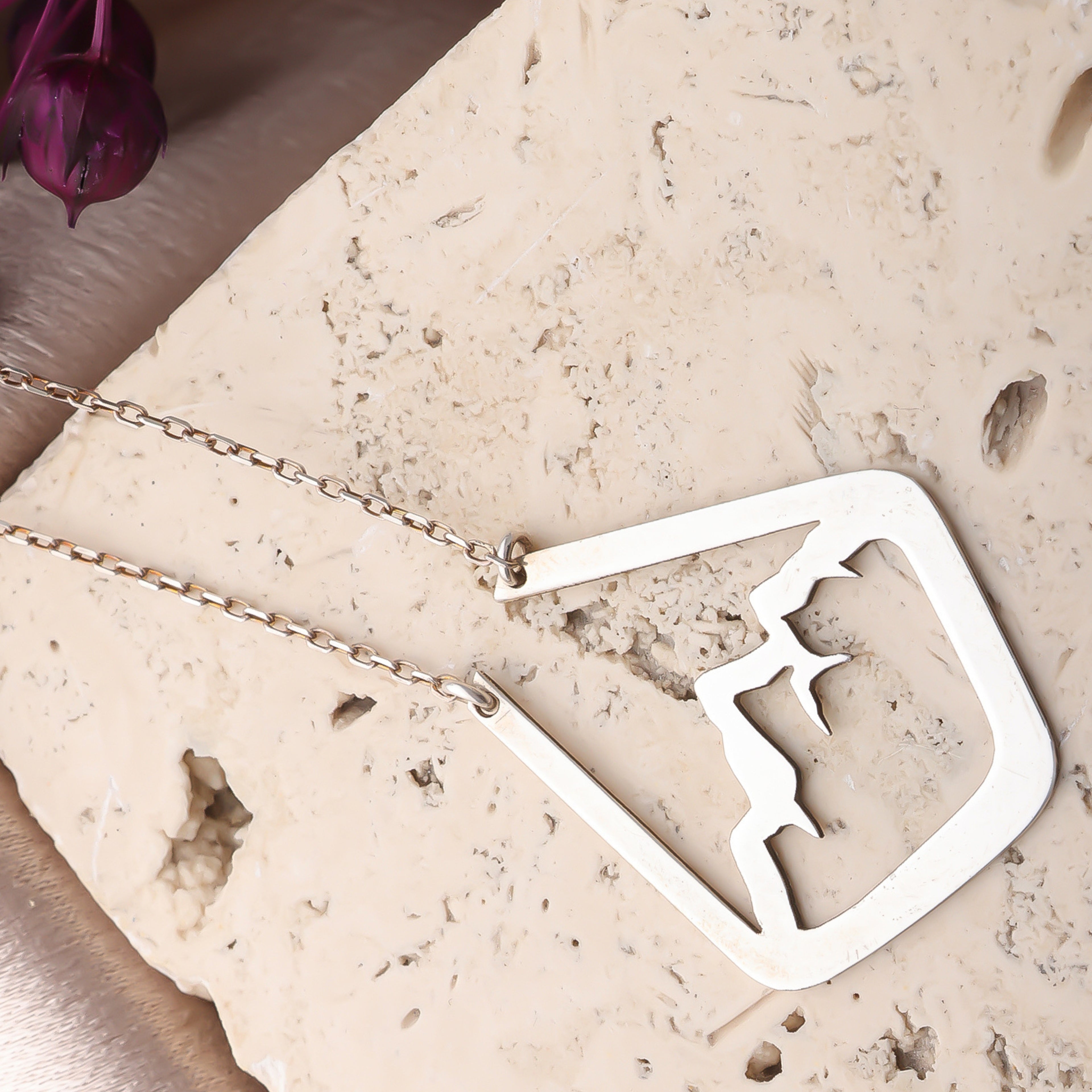 Personalized Name Ring Holder Necklace – Custom Jewelry Gift for Her - Dainty Gift Jewelry