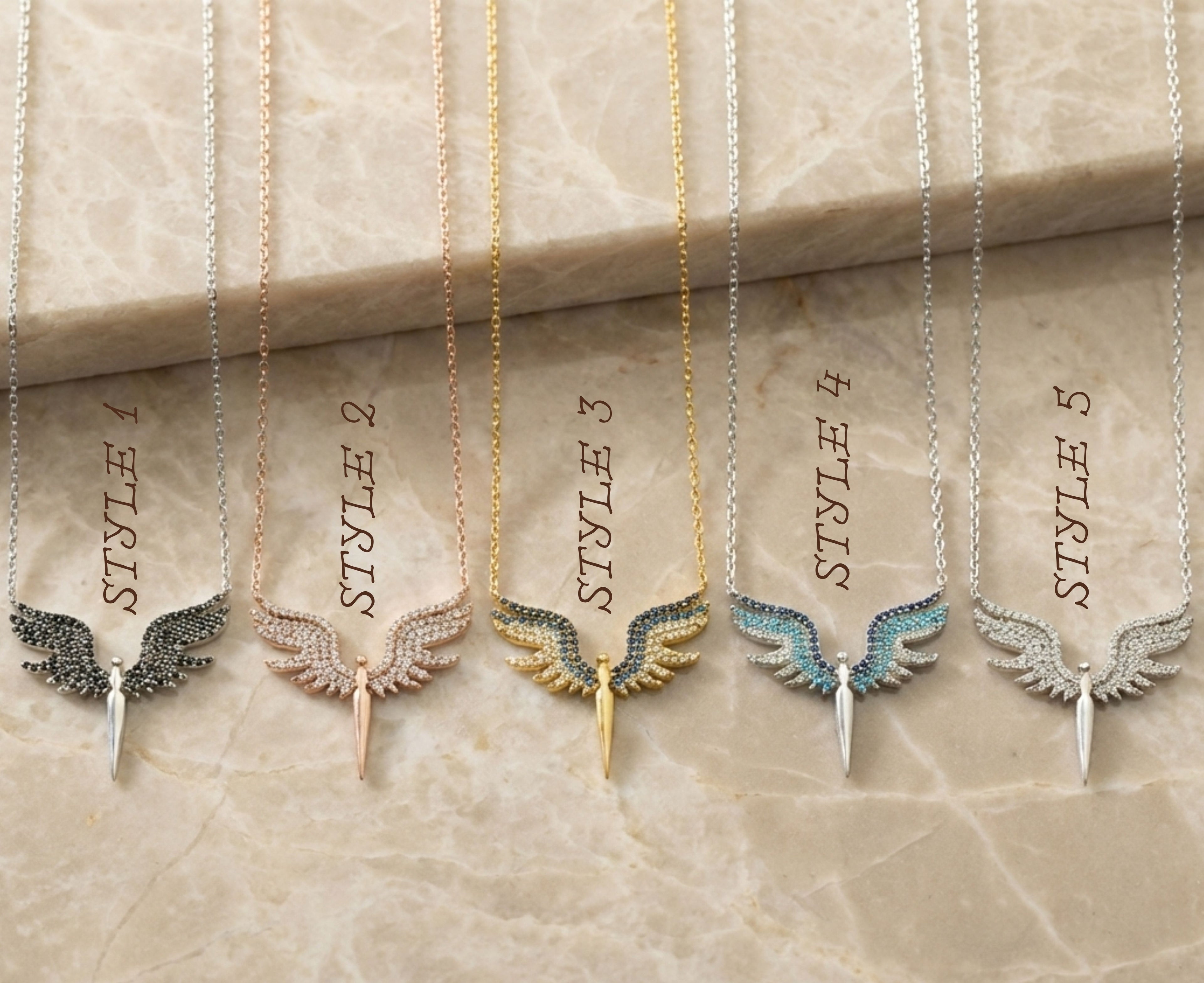 Archangel Michael Sword Necklace – Sterling Silver - Dainty Gift Jewelry