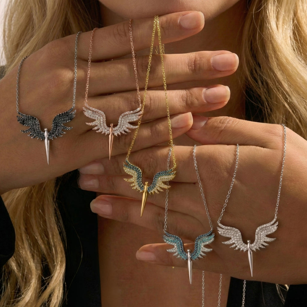 Archangel Michael Sword Necklace – Sterling Silver - Dainty Gift Jewelry