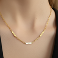 Personalized Bar Name Necklace for Women