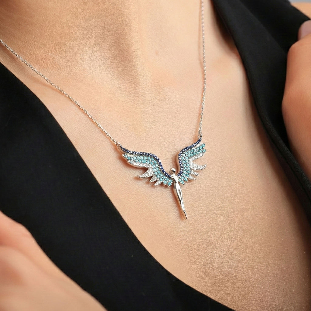 Archangel Michael Sword Necklace – Sterling Silver - Dainty Gift Jewelry