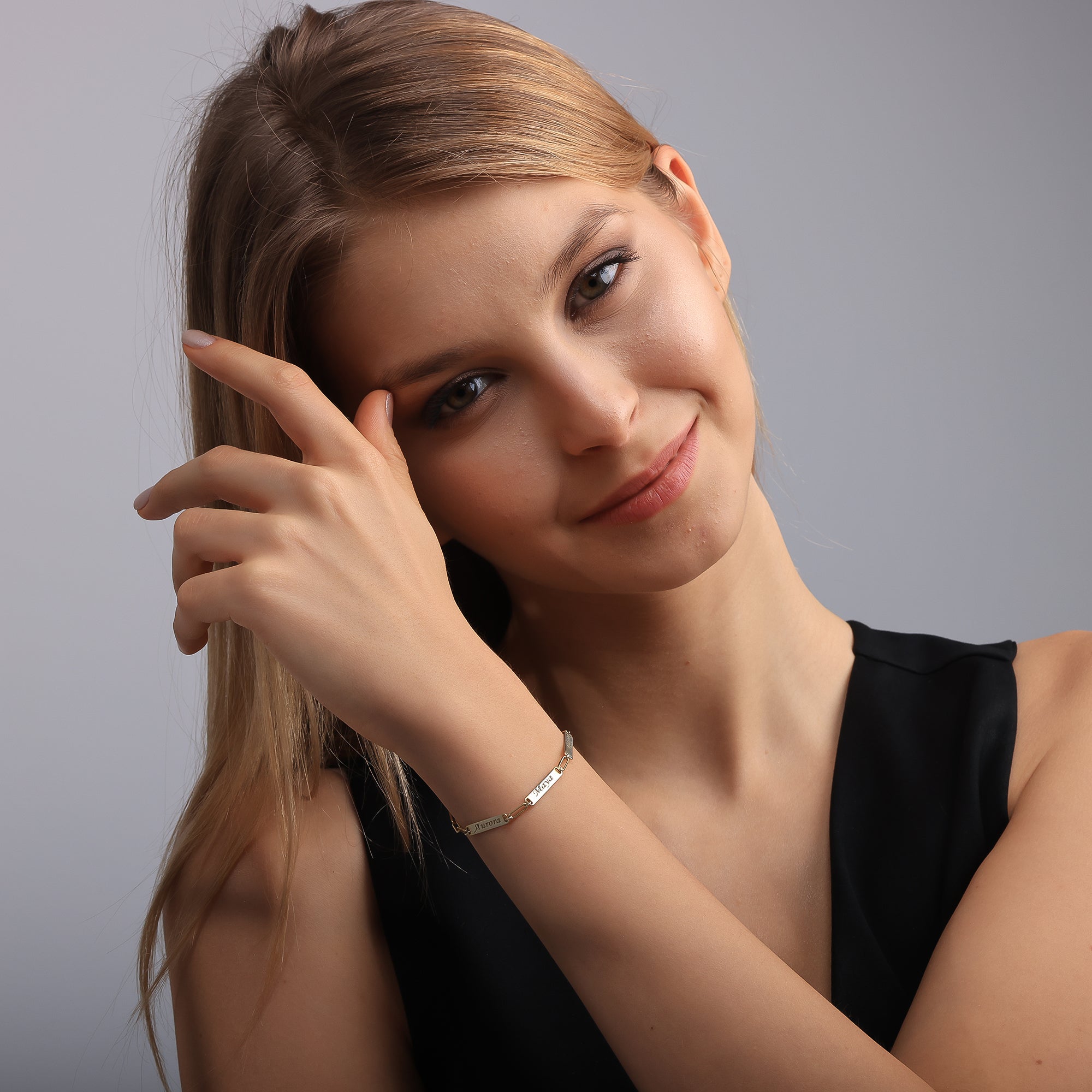 Personalized Name Bracelet for Women | Custom Engraved Bracelet