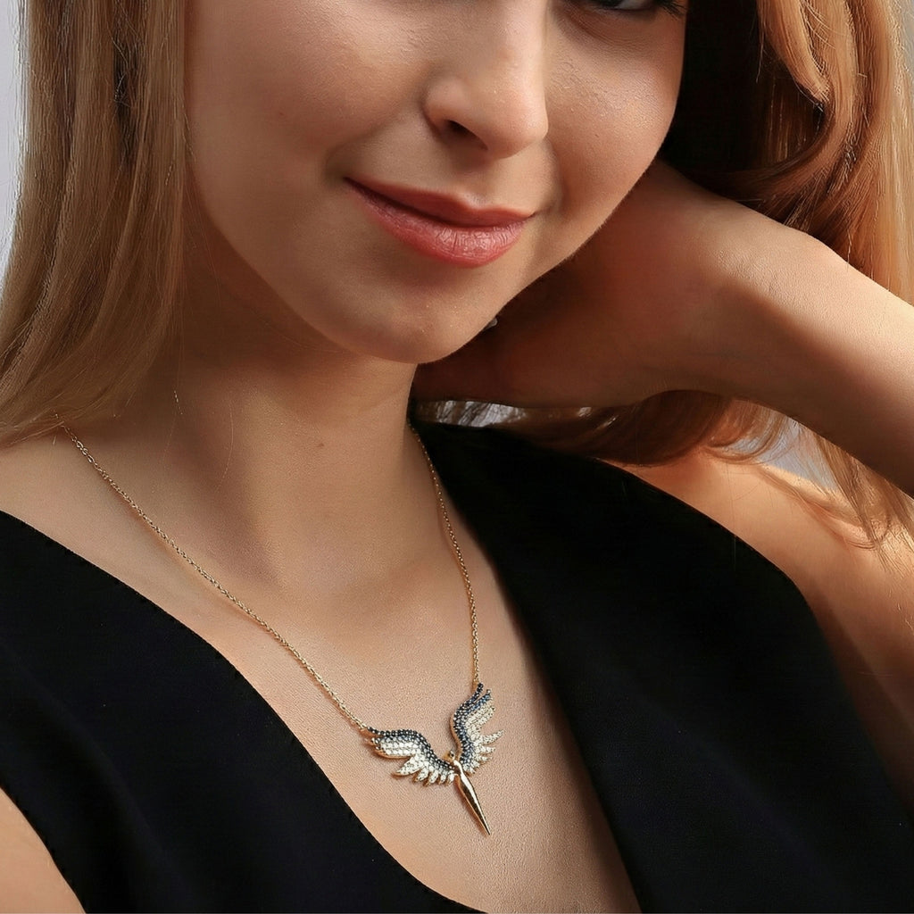 Archangel Michael Sword Necklace – Sterling Silver - Dainty Gift Jewelry