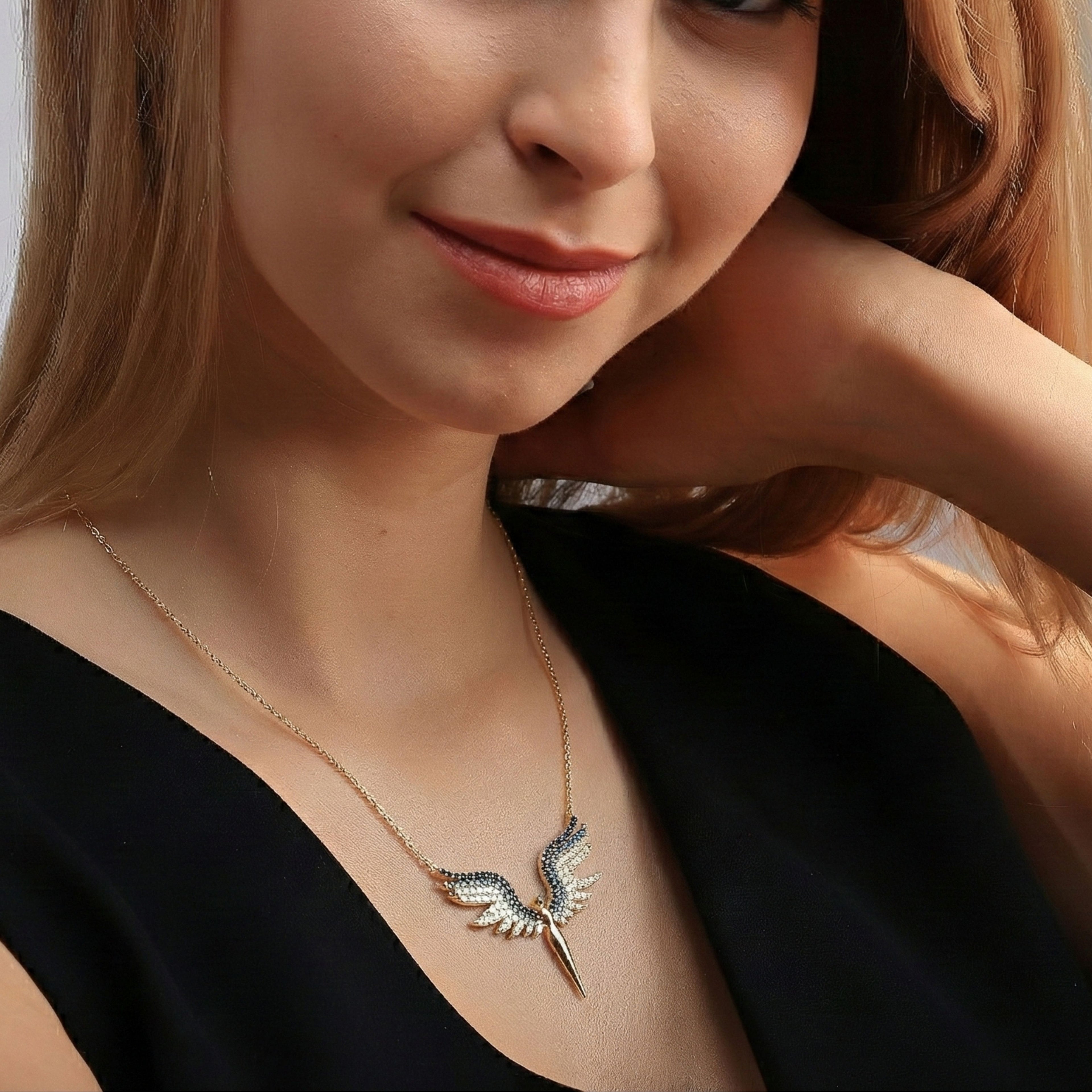 Archangel Michael Sword Necklace – Sterling Silver - Dainty Gift Jewelry