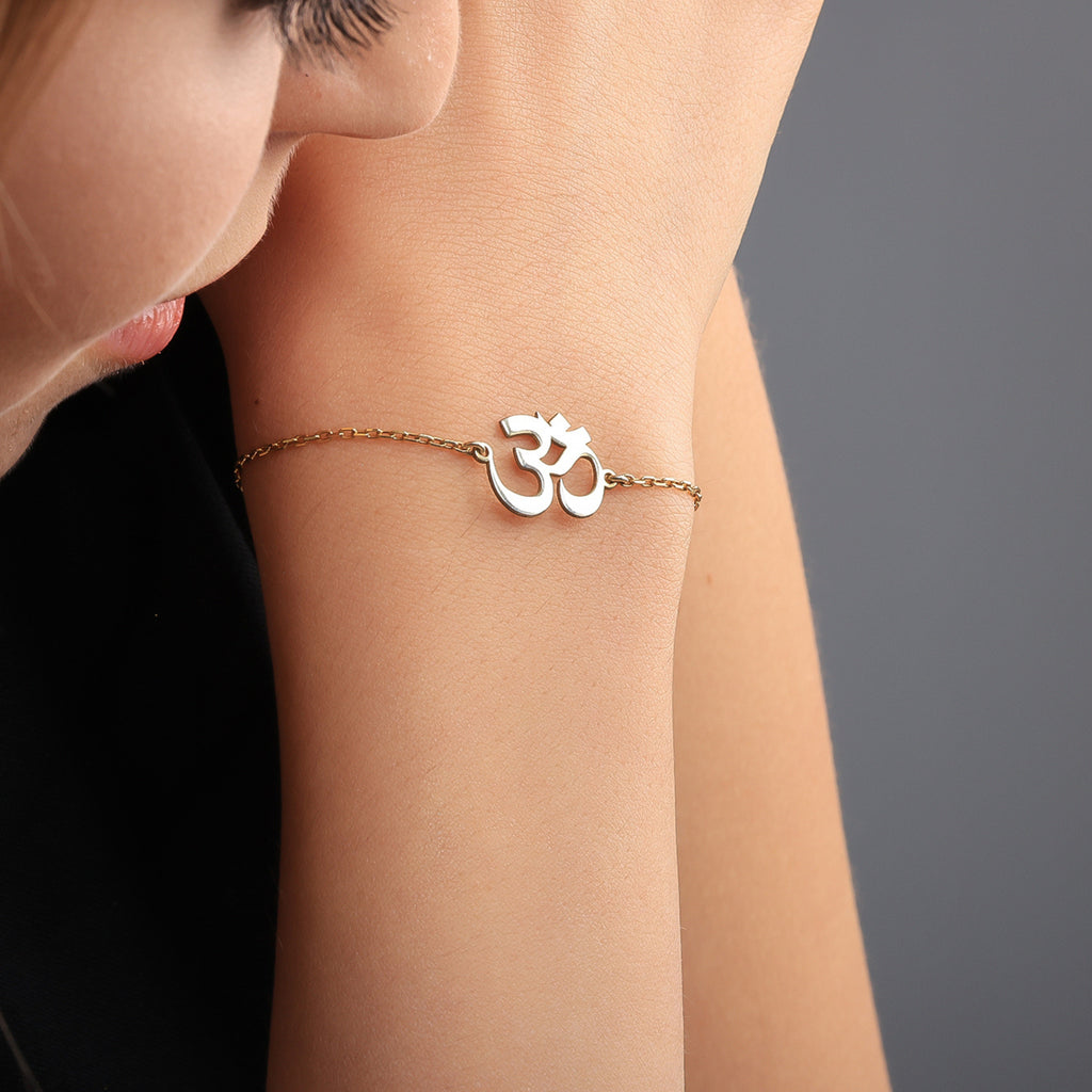 Ohm Symbol Bracelet for Women | Spiritual Jewelry Gift