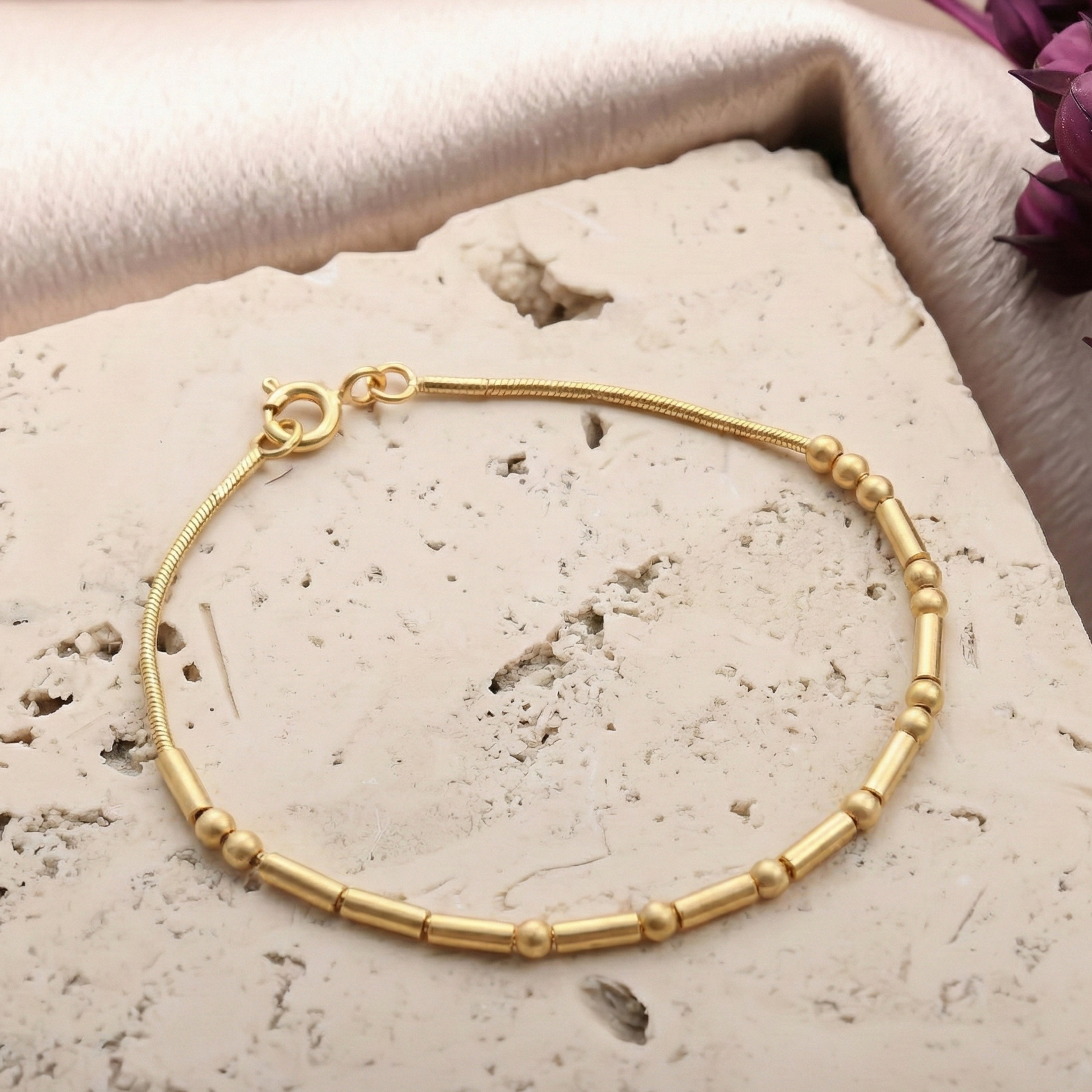 Personalized Morse Code Bracelet – Custom Message Jewelry - Dainty Gift Jewelry