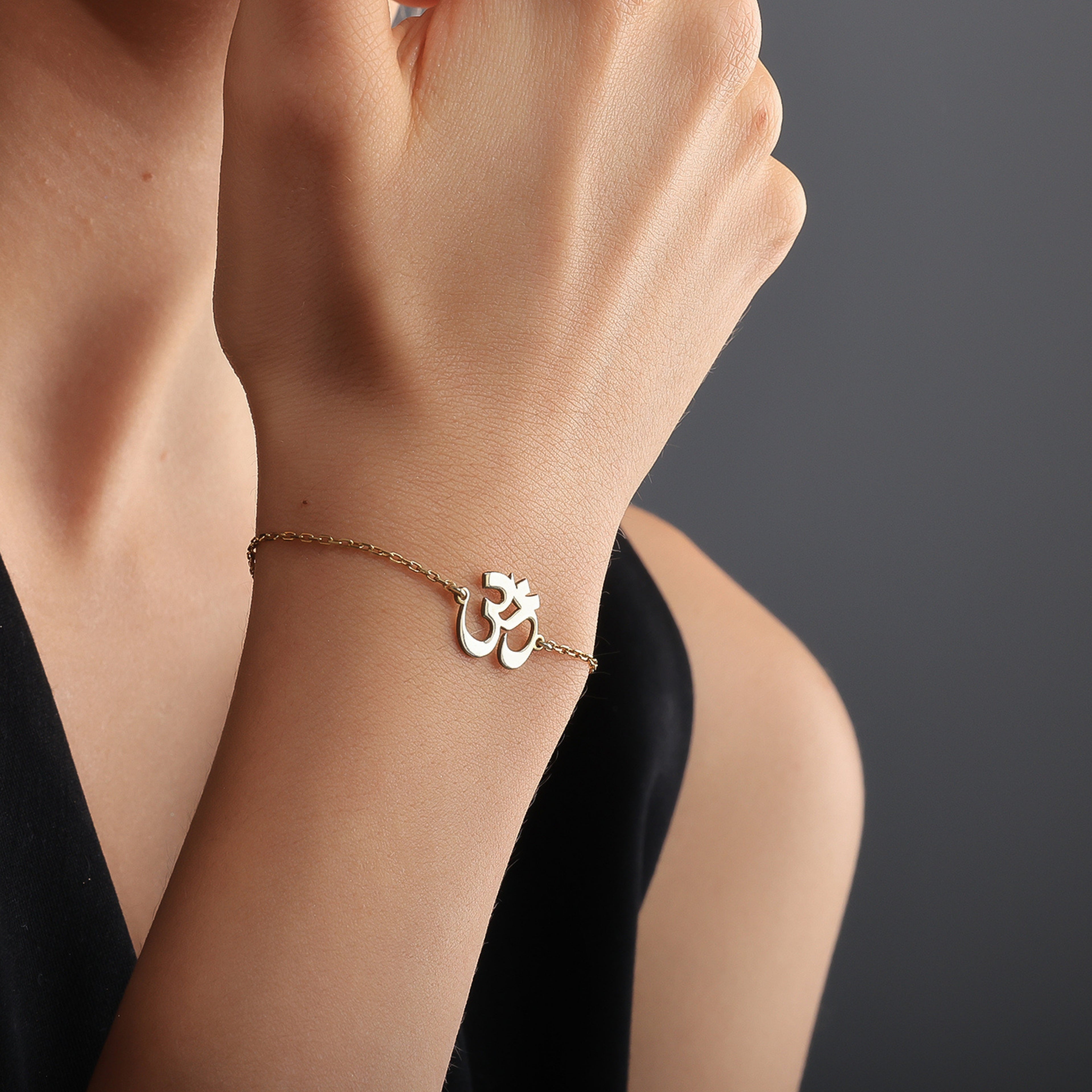 Ohm Symbol Bracelet for Women | Spiritual Jewelry Gift