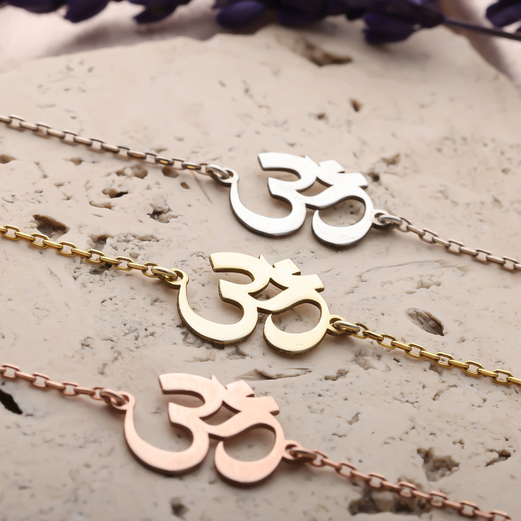 Ohm Symbol Bracelet for Women | Spiritual Jewelry Gift