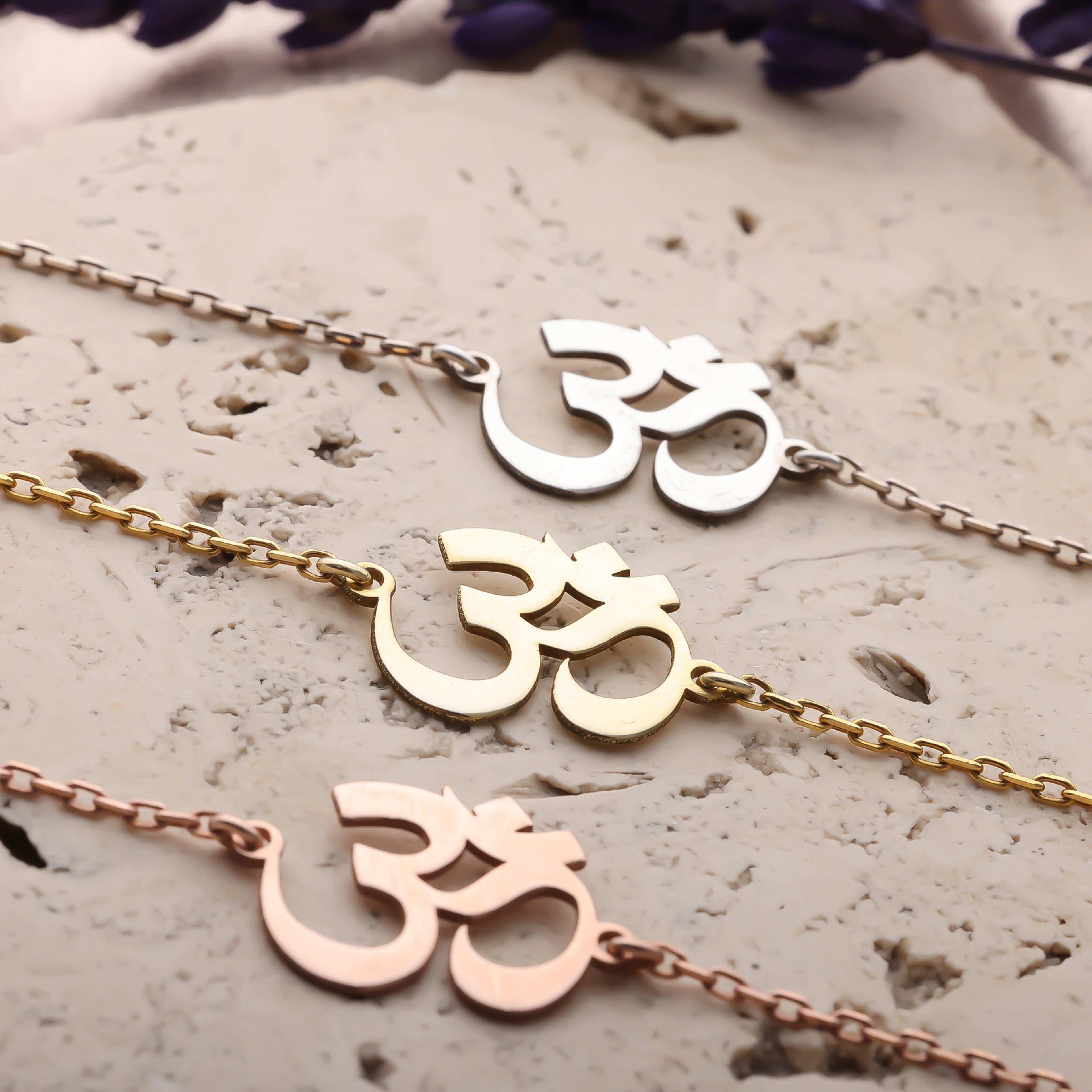 Ohm Symbol Bracelet for Women | Spiritual Jewelry Gift