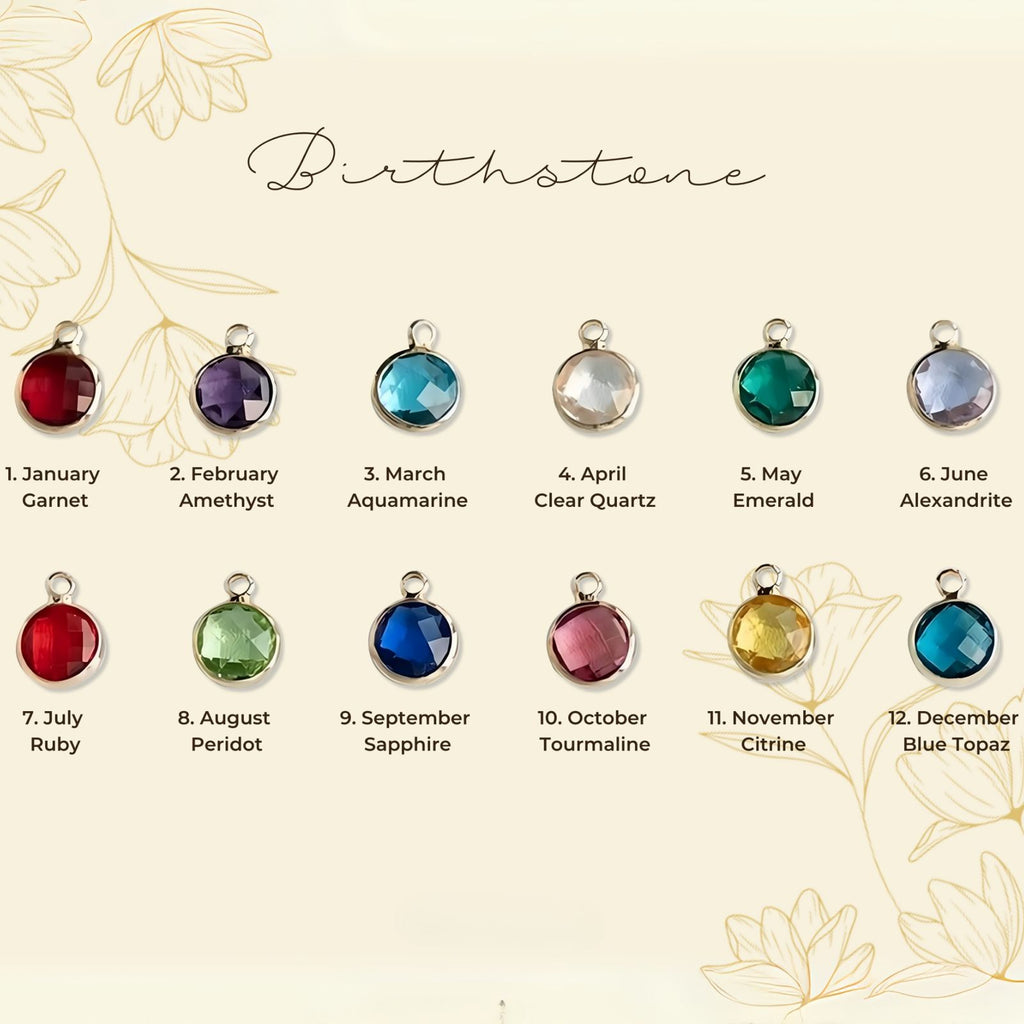 Custom Star Letter Necklace with Birthstones | Meaningful Gift Jewelry