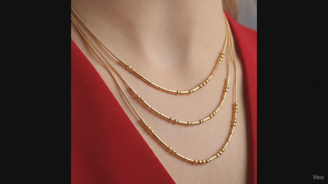 Morse Code Necklace – Custom Hidden Message